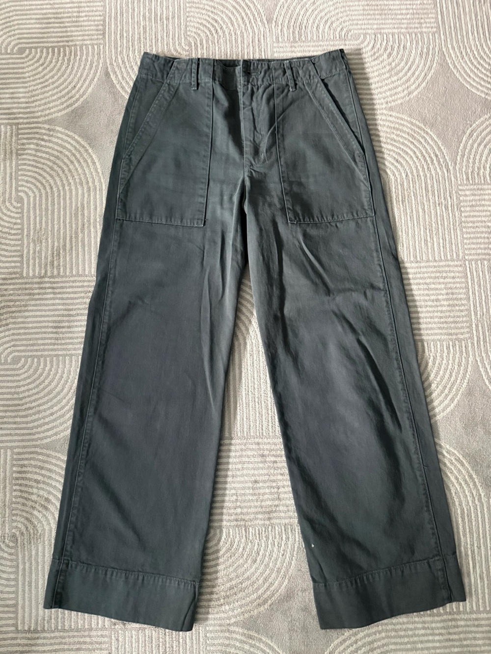 Velvet Dark Gray Casual Pants